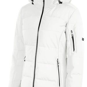 Karbon Topaz Women's Ski Jacket White - Size 10 US